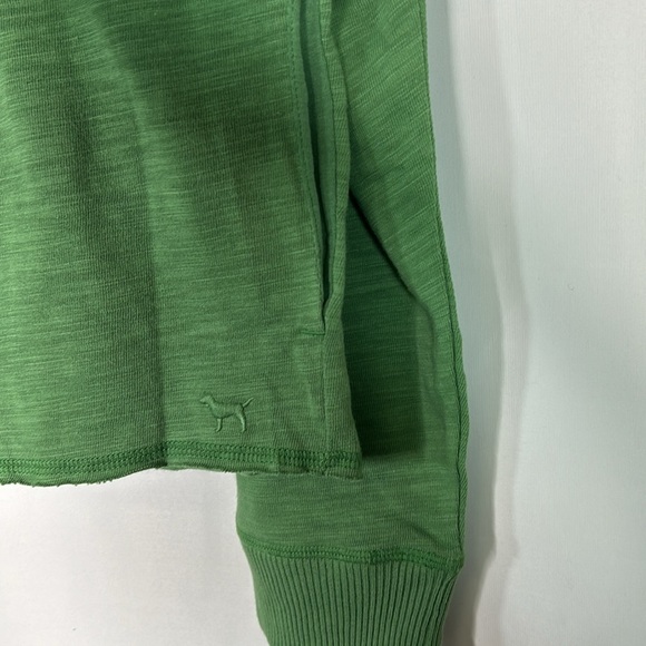 NWT Victoria’s Secret Slub Cotton Zip Up Hoodie Size XL - Picture 3 of 6